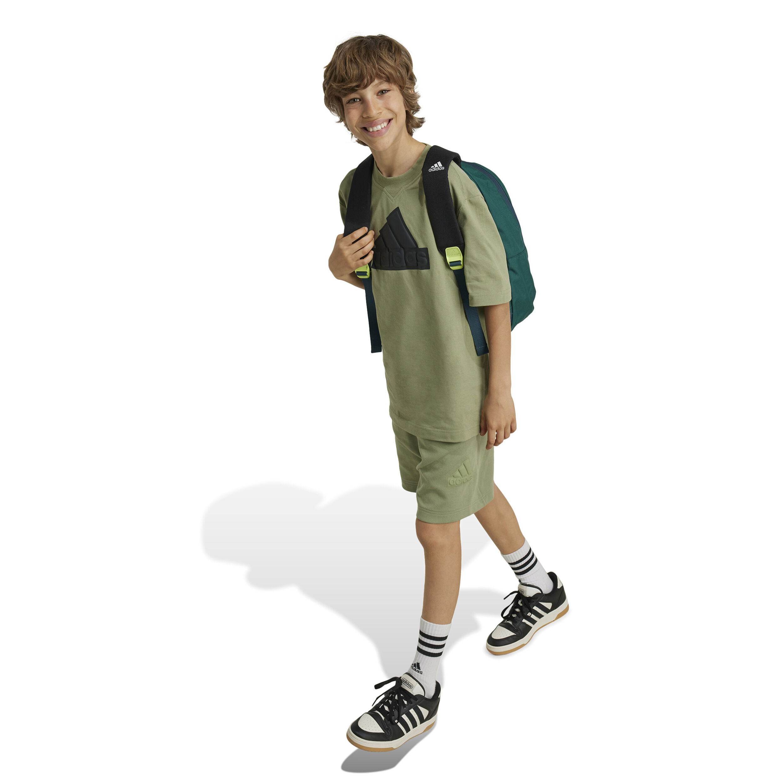 Future Icon Logo Shorts Kinder - Salbei