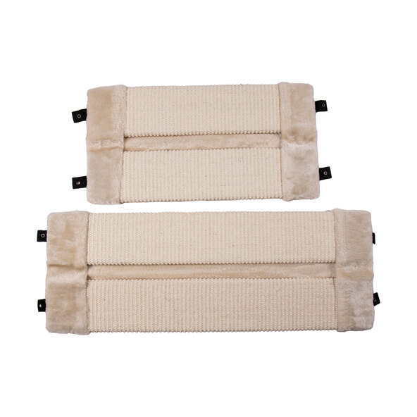 Kratzbrett Set, beige, 5-tlg.