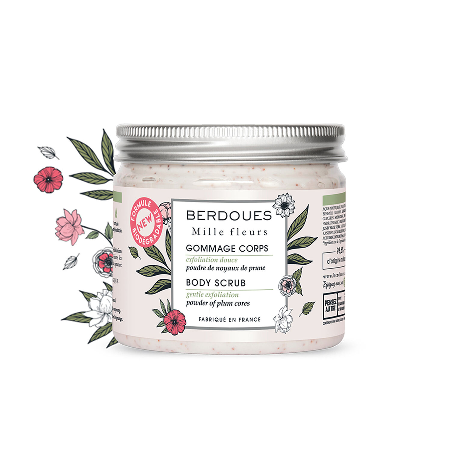 Berdoues Mille Fleurs Hydratation Gommage Corps 200 ml