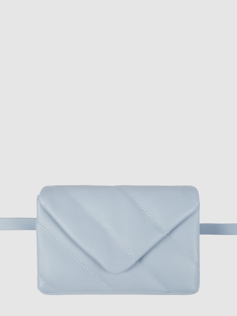 Gürteltasche in Leder-Optik in hellblau