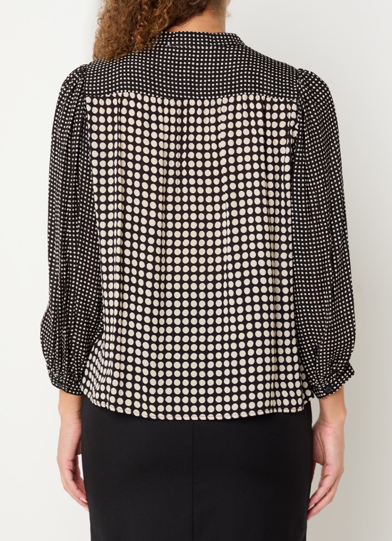 Gerard Darel  Narin blouse met stippenprint