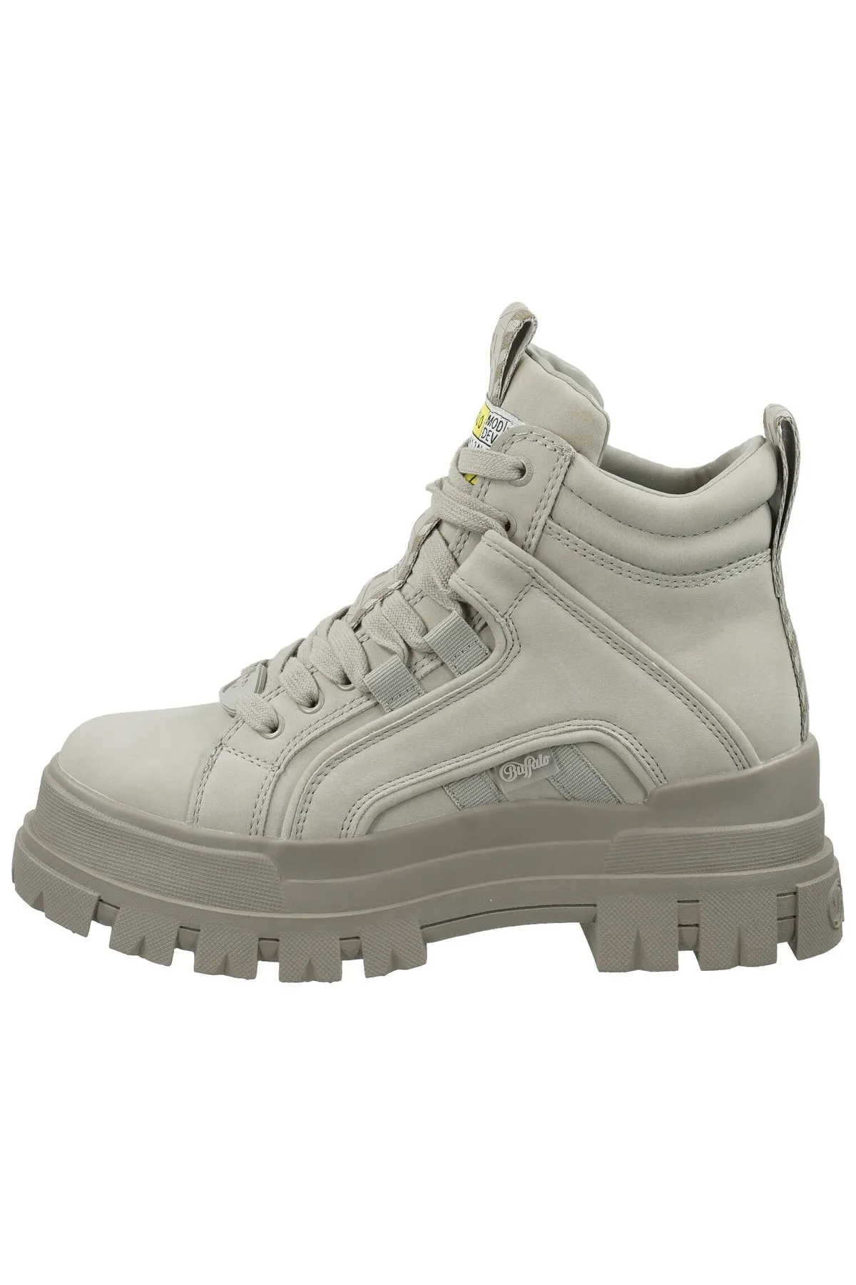 Buffalo  Stiefelette - Grau - Blockabsatz