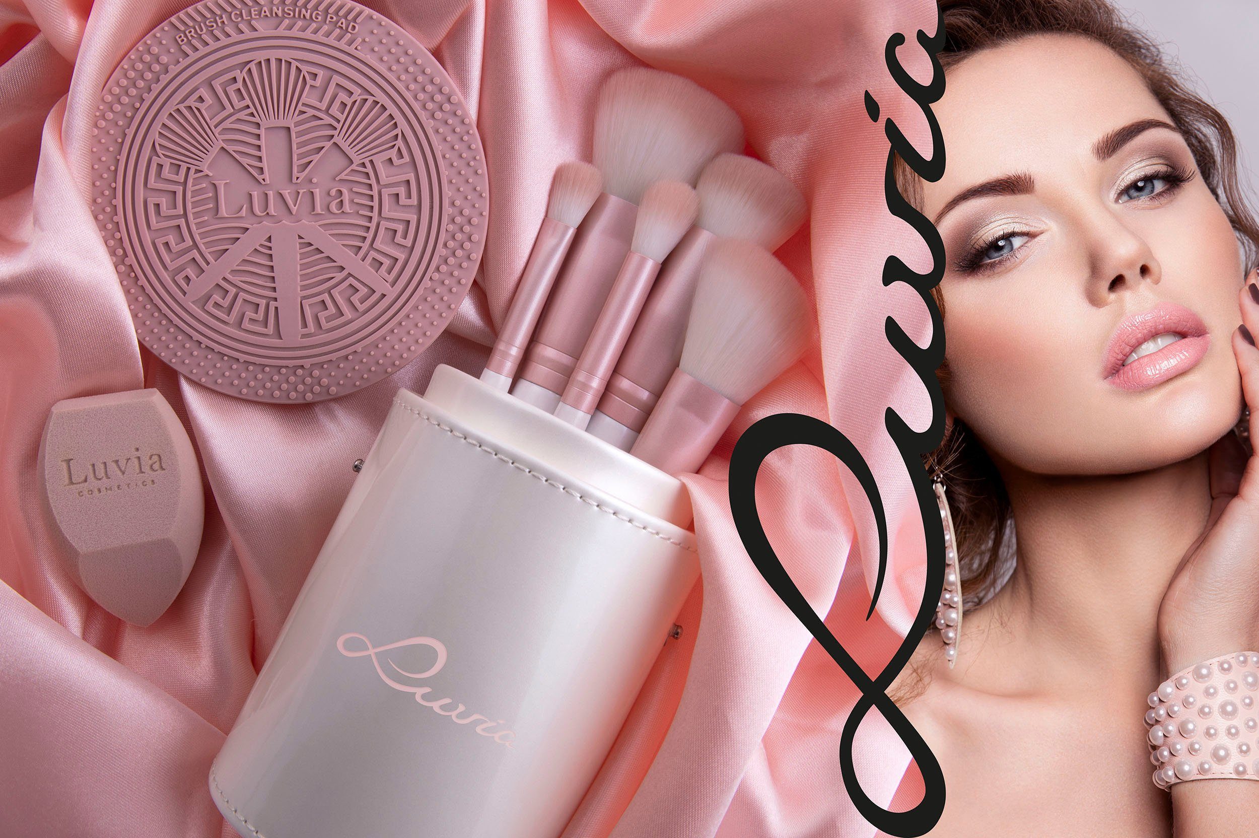 Luvia Cosmetics Kosmetikpinsel-Set Prime Vegan Candy, 10 tlg.