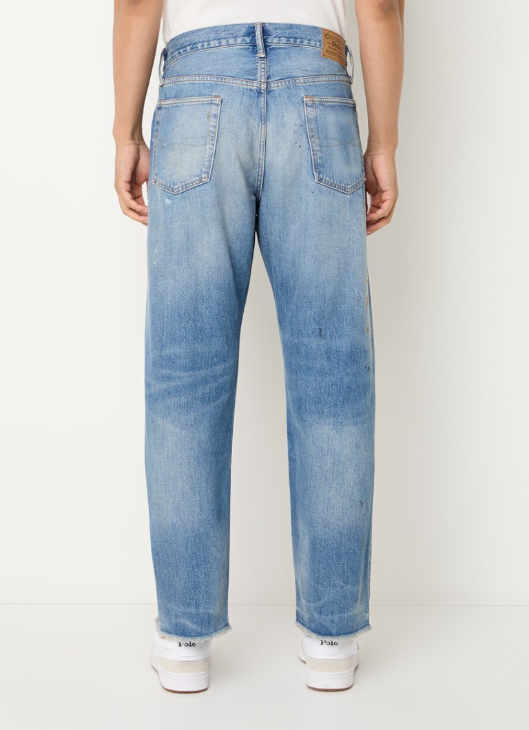 Τζιν Ralph Lauren σε ίσια γραμμή, με μέτριο ντεκολτέ, με πλαϊνές τσέπες