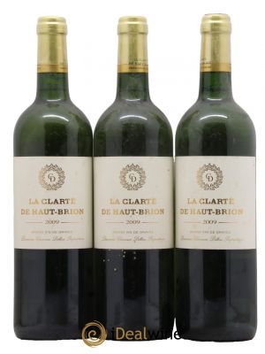 La Clarté de Haut Brion Second vin  2009 - Lot de 3 Bouteilles