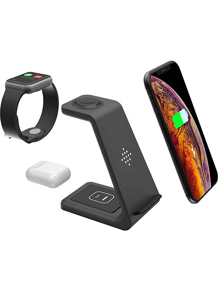 SmartCase Docking-Station für iPhone, Apple-Watch, AirPods in Schwarz günstig kaufen onesize