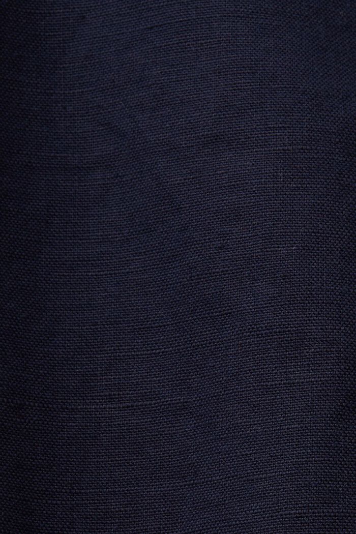 Shorts mit Bindegürtel, Baumwoll-Leinenmix