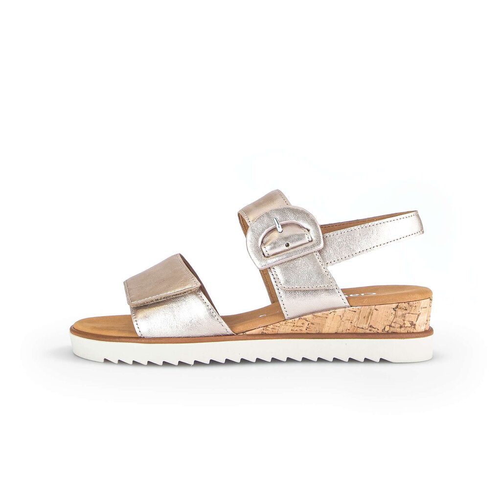 Gabor comfort Keilsandalette gold