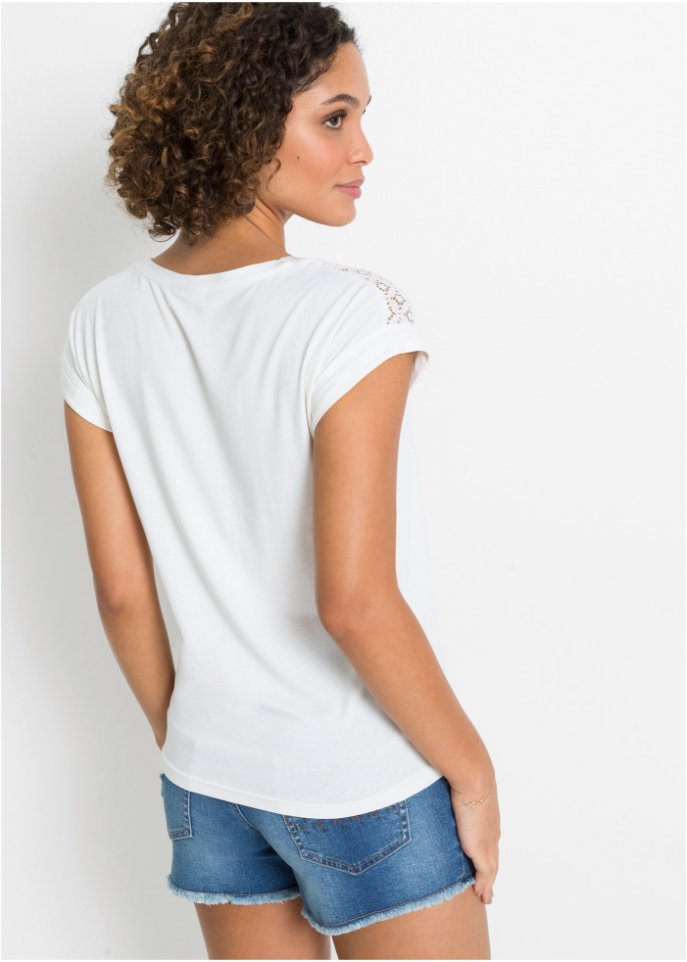 Shirt mit Spitze