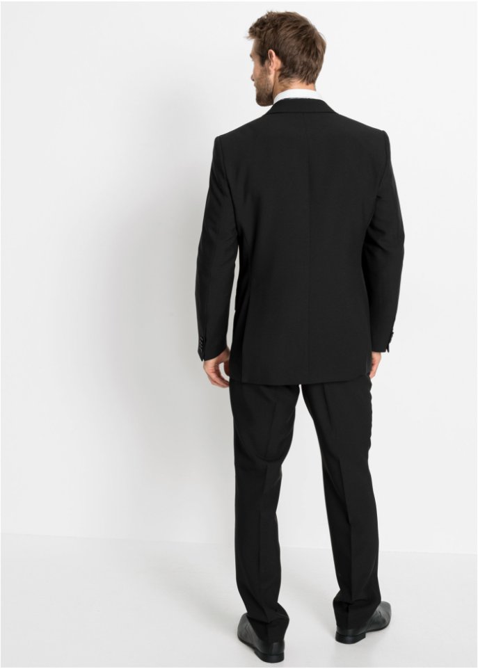 Anzug (5-tlg. Set): Sakko, Hose, Weste, Plastron, Einstecktu
