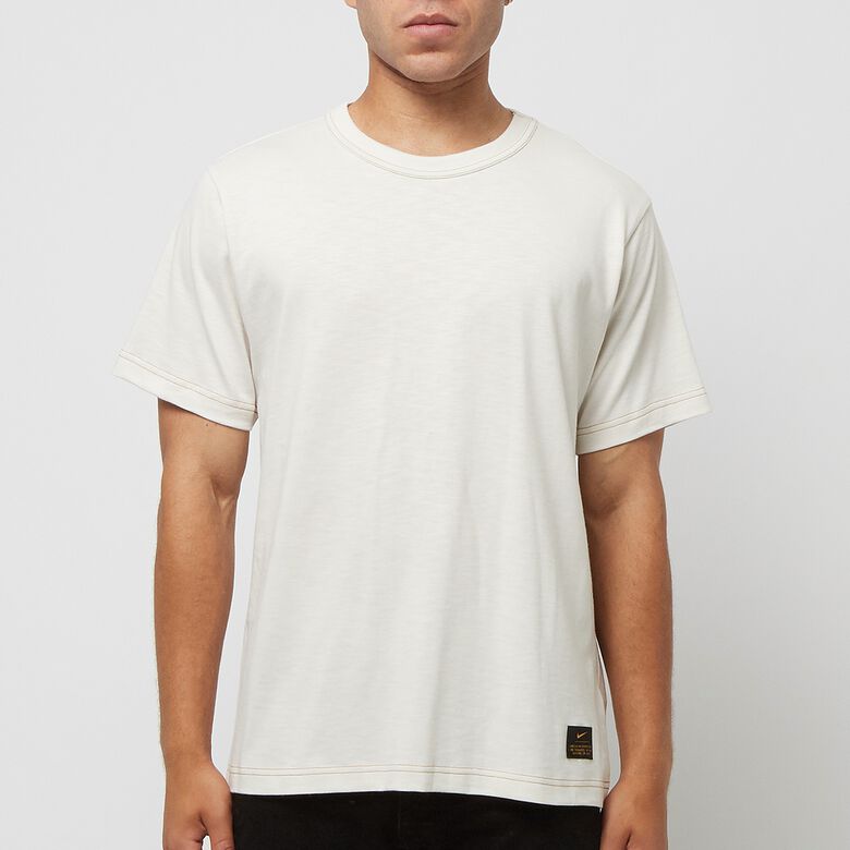 NIKE Life Shortsleeve Knit Top phantom/gold suede/black
