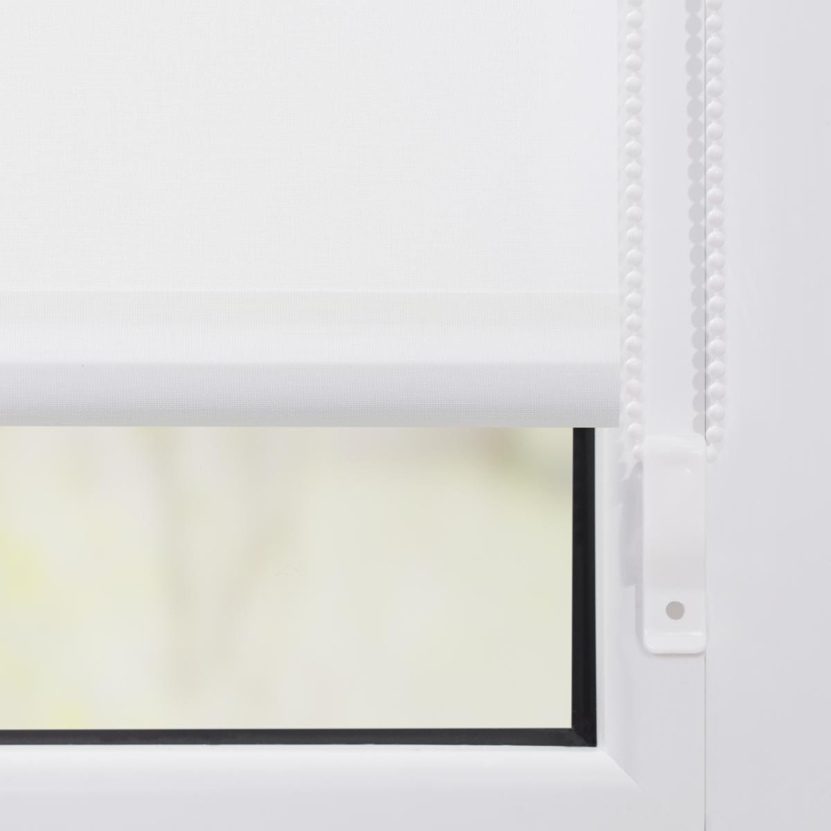Lichtblick Rollo Klemmfix, ohne Bohren, blickdicht, Wimpelkette - Bunt, 80 x 150 cm (B x L)
