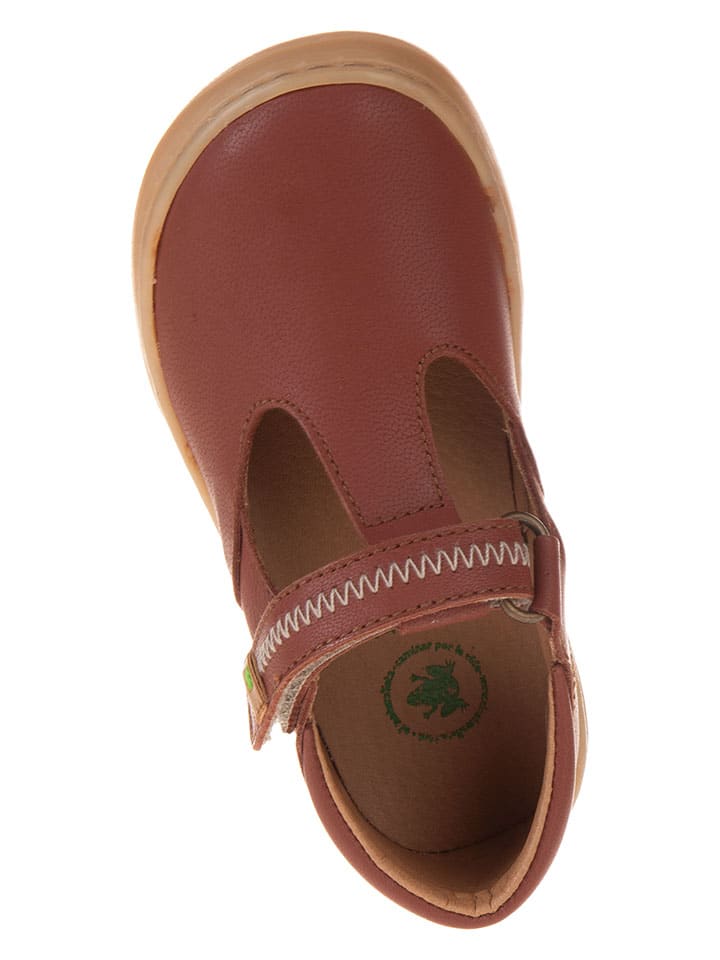 El Naturalista Leder-Ballerinas in Hellbraun günstig kaufen