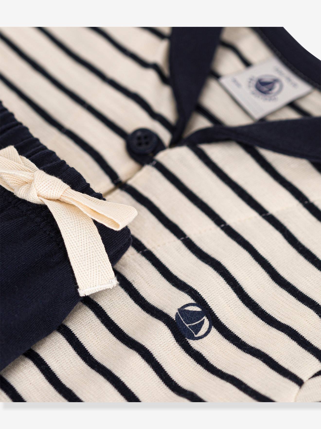 Petit Bateau Baby-Set: T-Shirt & Hose PETIT BATEAU - beige meliert