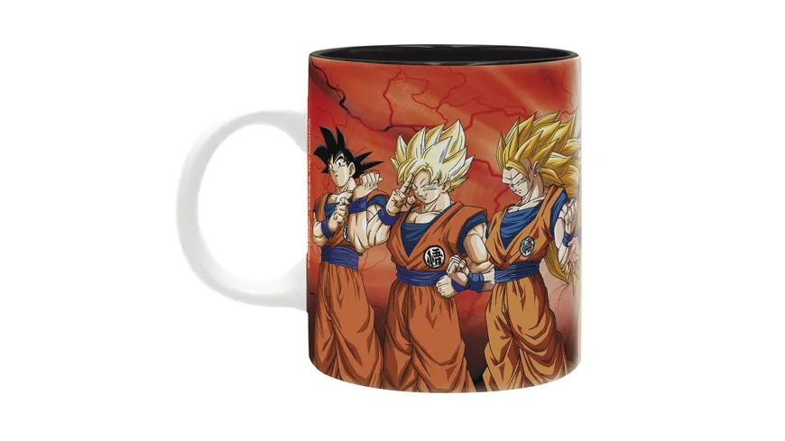 DRAGON BALL SUPER  Goku transformations Tasse 320 ml