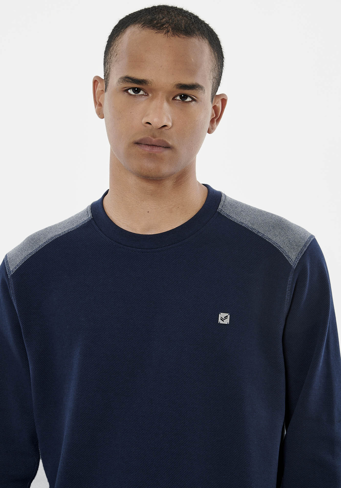 VOLA   Sweat bleu marine homme