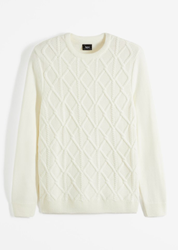 Pullover mit recyceltem Polyacryl