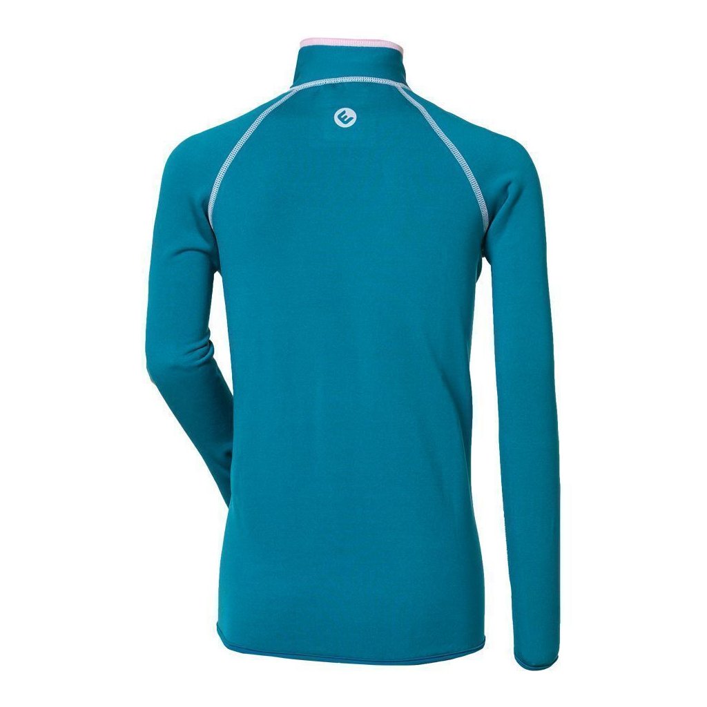 Progress TISPA Junior Kinder-Funkitonsjacke blaugrün/rosa