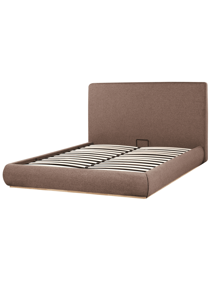 Beliani Doppelbett CAMPAGNE in Braun - (W) 179 x (H) 114 x (L) 232 cm günstig kaufen onesize