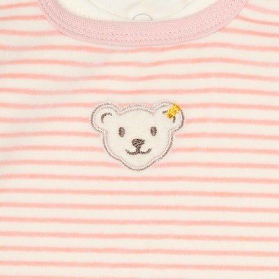 Set Strampler + T-Shirt langarm GOTS, rosa