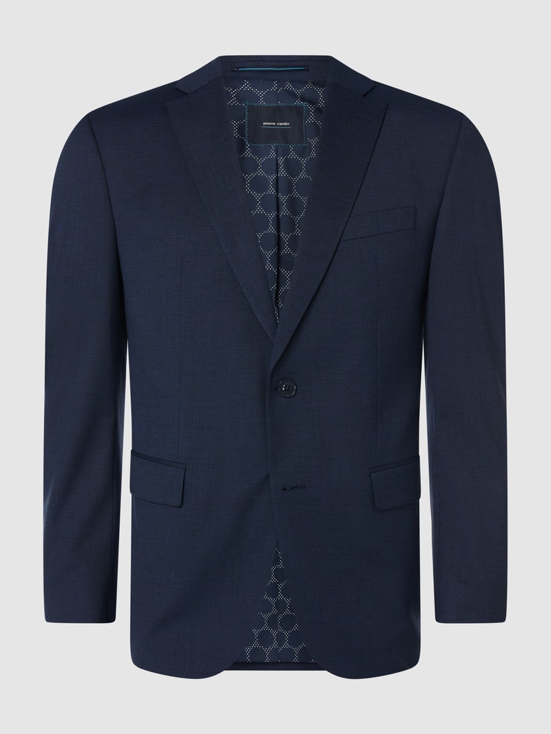 Modern Fit 2-Knopf-Sakko mit Stretch-Anteil Modell 'Grant' in blau
