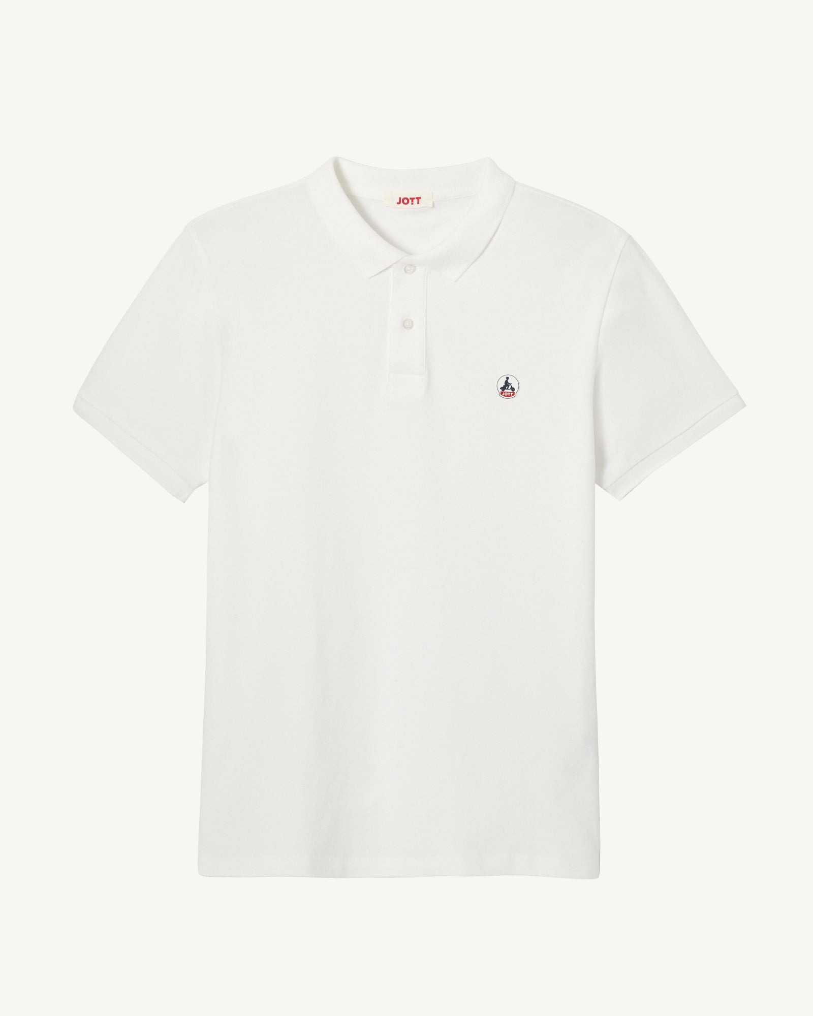 Polo homme en coton biologique Blanc Marbella