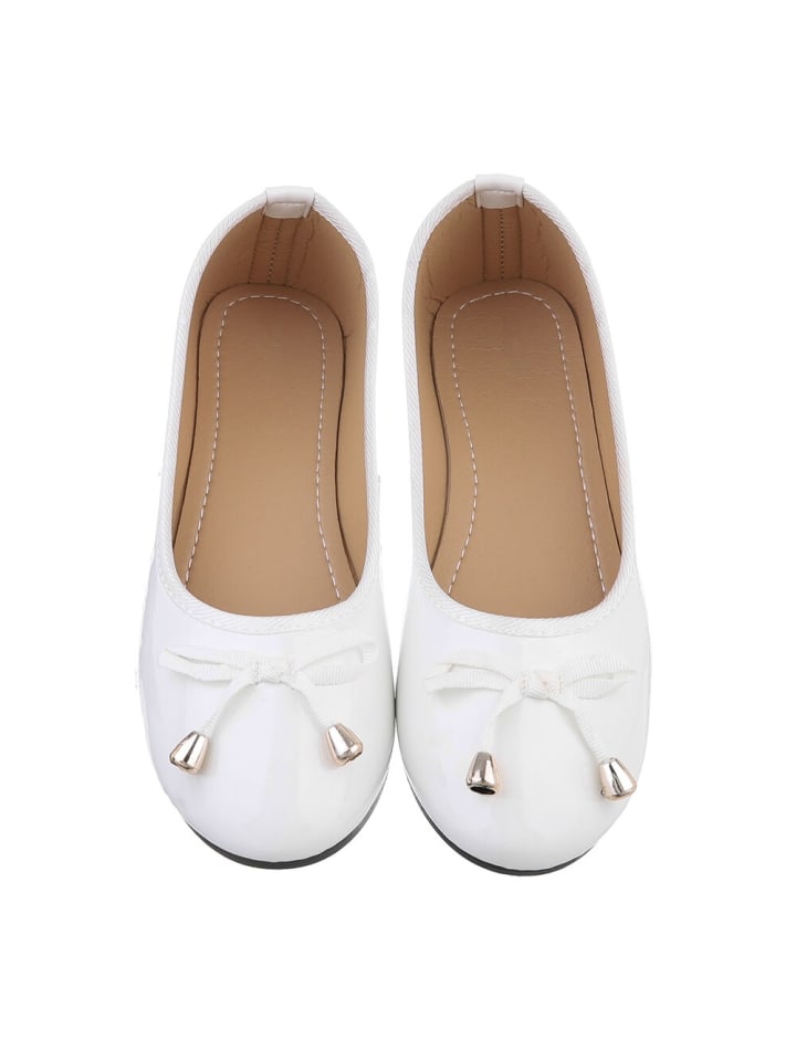 Ital-Design Ballerina in Weiß günstig kaufen