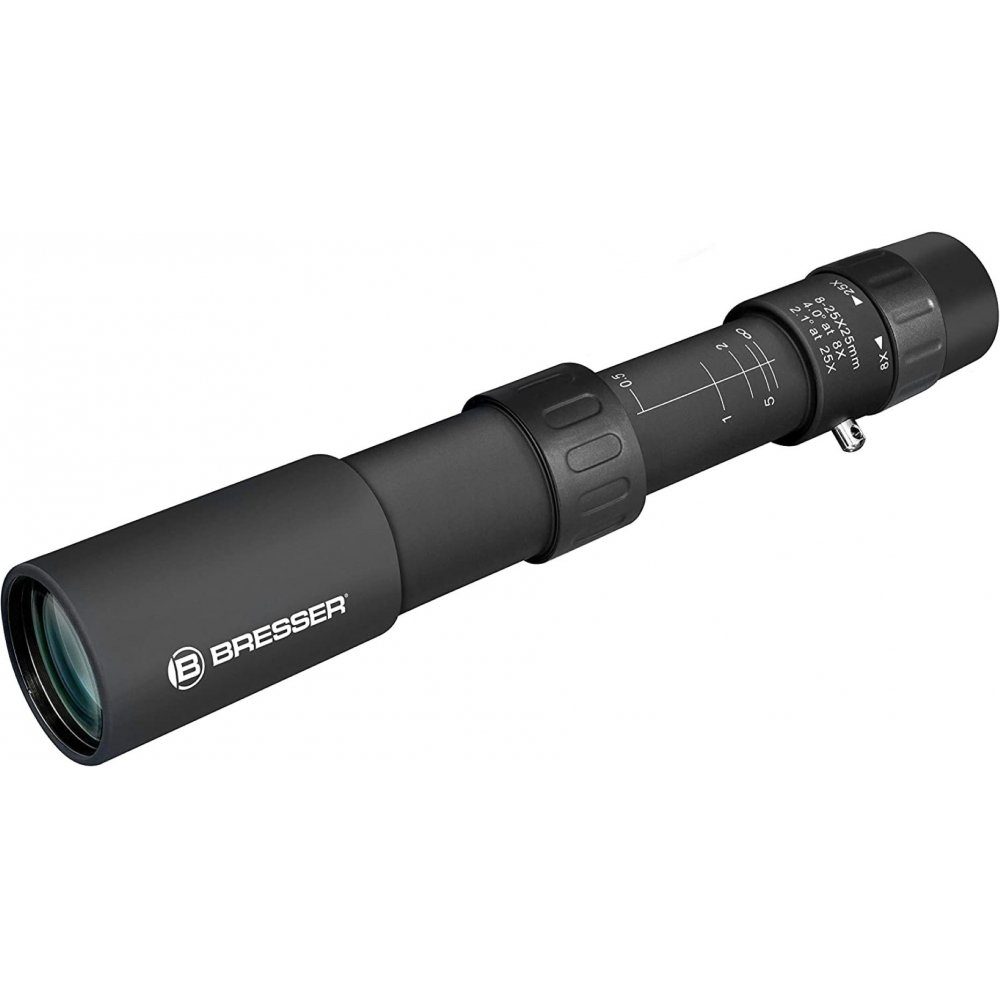 BRESSER Zoomar 8 - Fernrohr - 25x25 - Monokular - schwarz Fernrohr