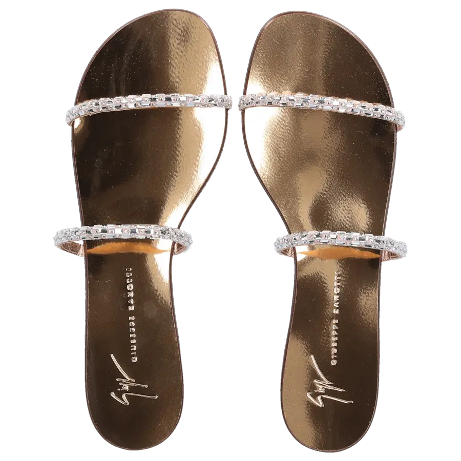 Giuseppe Zanotti - Sandalen ROLL 10 Kalbsleder - beige