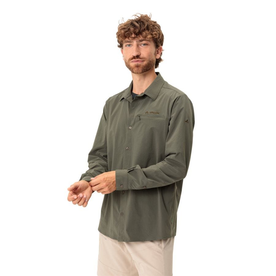 Farley Stretch Langarm Shirt Herren
