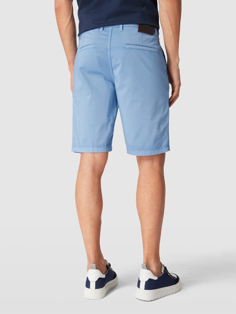 Bermudas mit Eingrifftaschen in blau