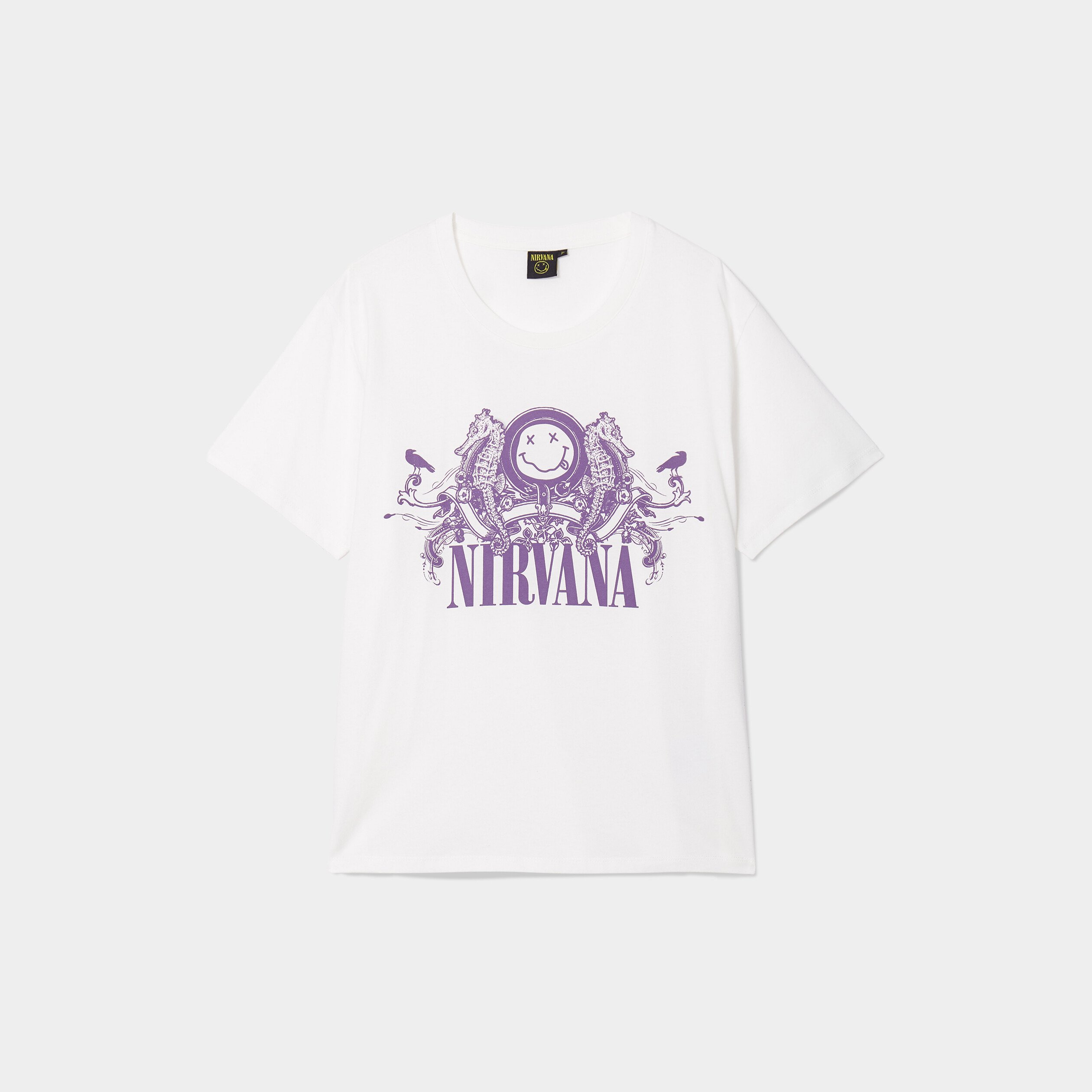 T-shirt droit manches courtes Nirvana ivoire femme | La Halle
