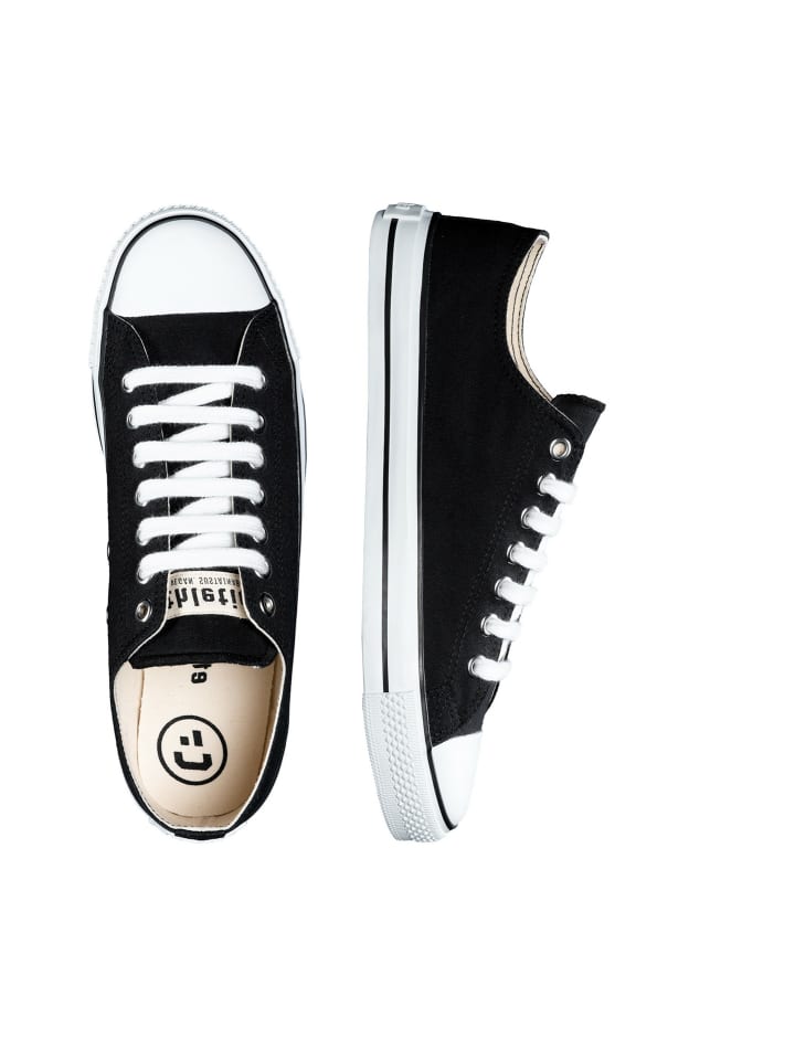 ethletic Sneaker Fair Trainer White Cap Lo Cut in jet black | just white günstig kaufen