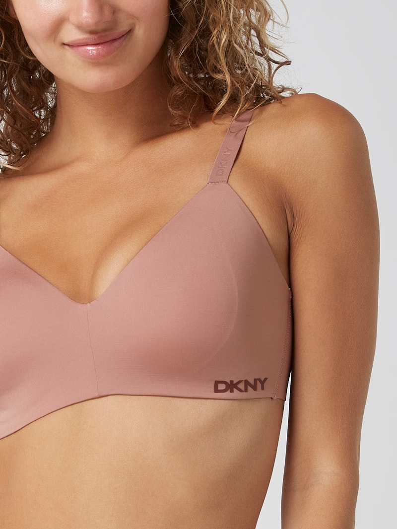 Bralette mit wattierten Cups in altrosa