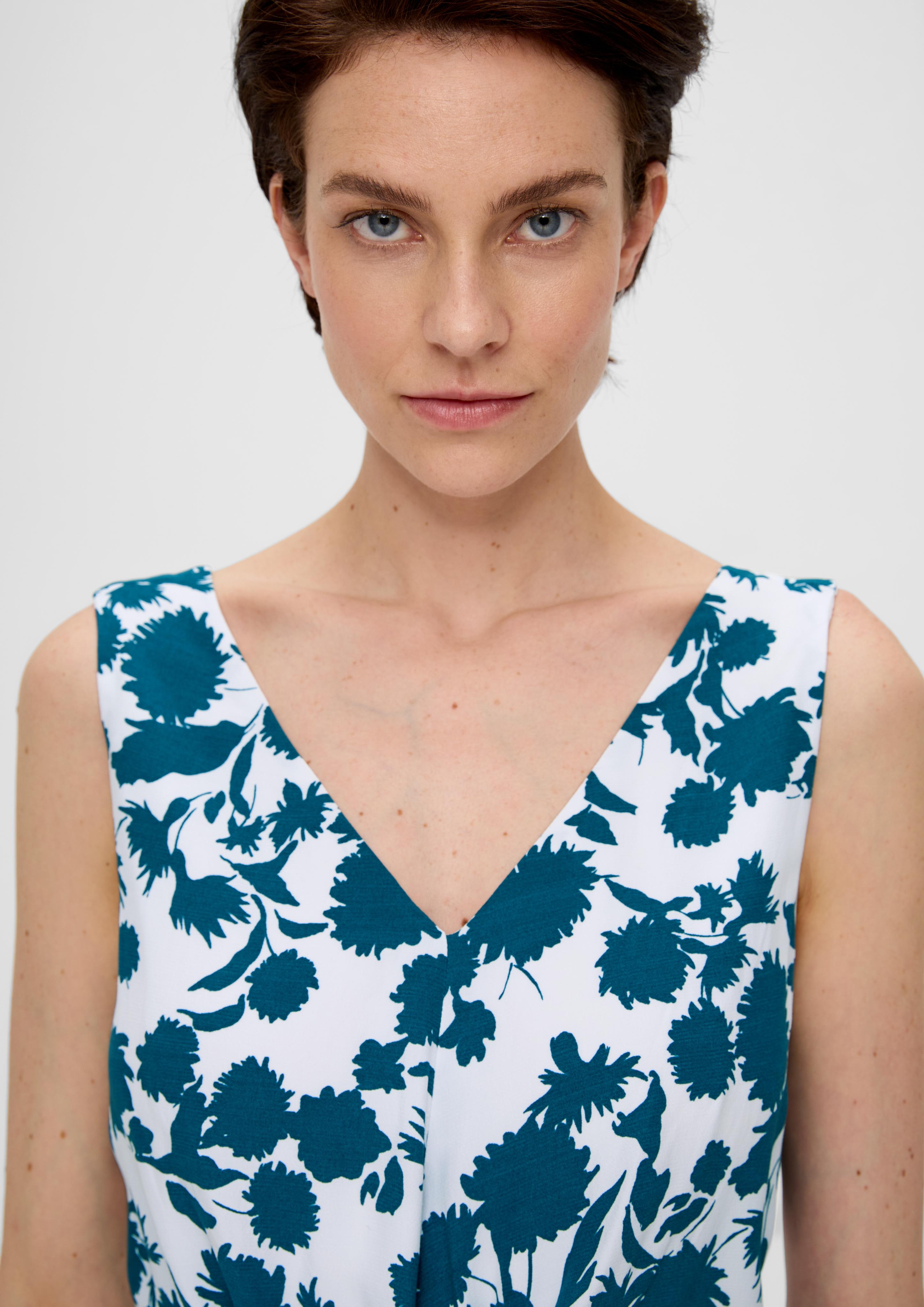 Viskose-Jumpsuit mit Taillengürtel  2132301-67A2