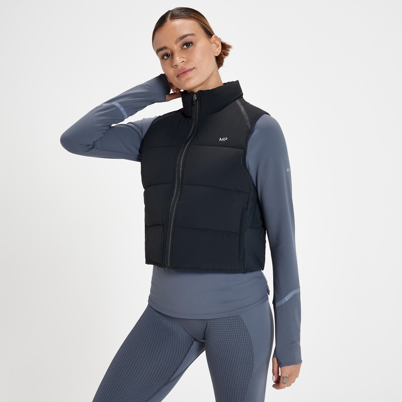 Doudoune courte sans manches MP Velocity Ultra pour femmes – Noir