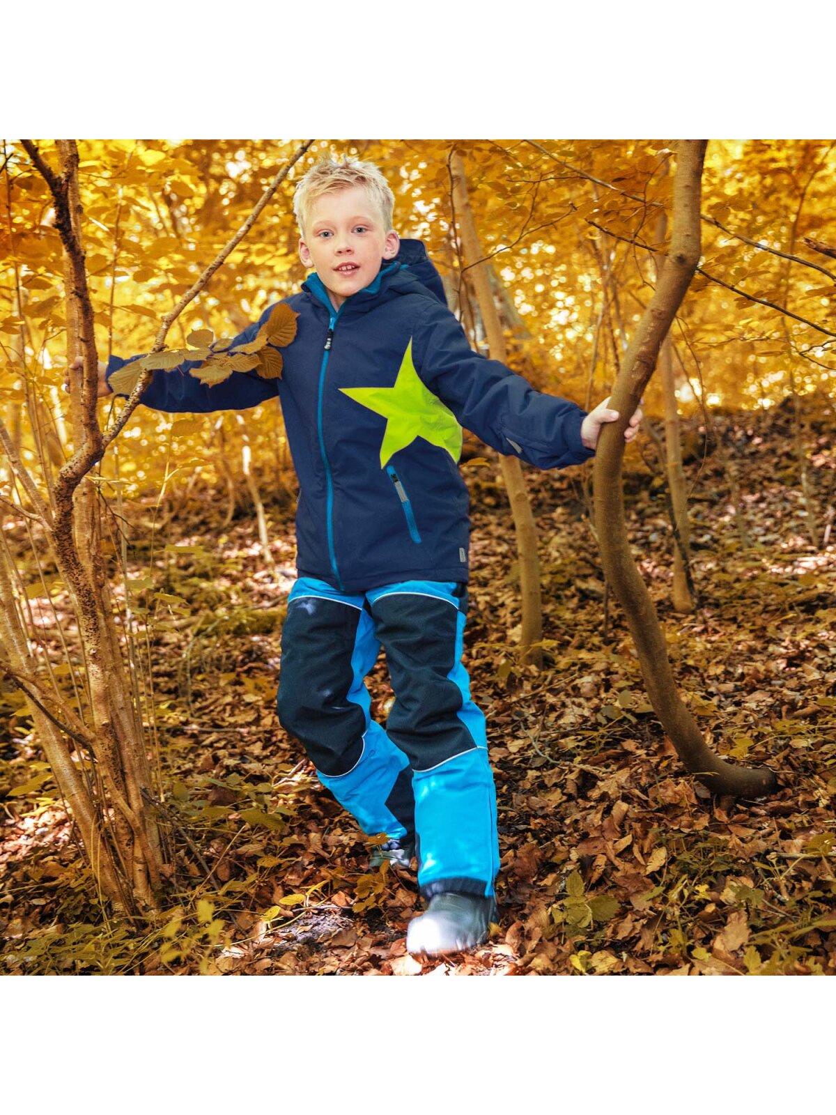 Schneejacke Stern Kids, marine