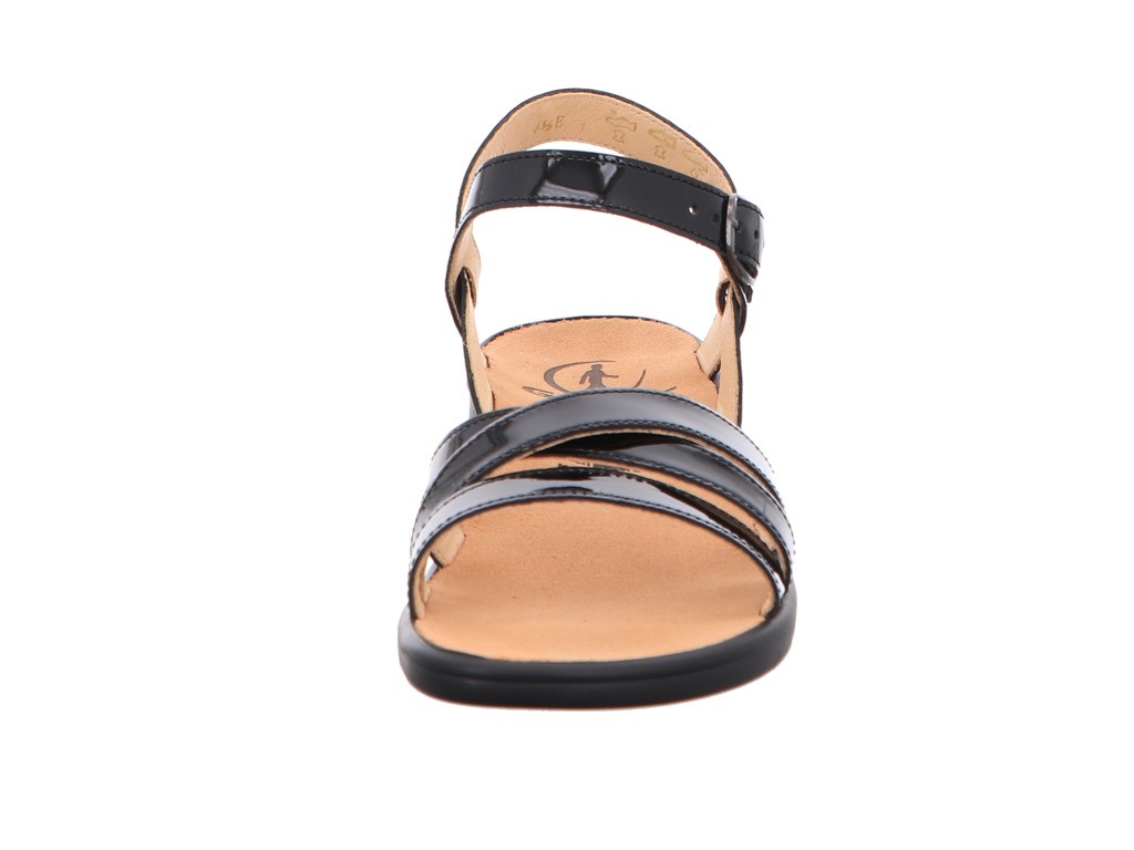 GANTER Klassische Sandalen schwarz Sonnica schwarz Lack