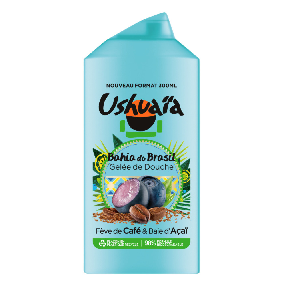 ushuaïa Ushuaïa Gelée douche Café & Açaï 300ml Gelée de Douche Café & Açaï