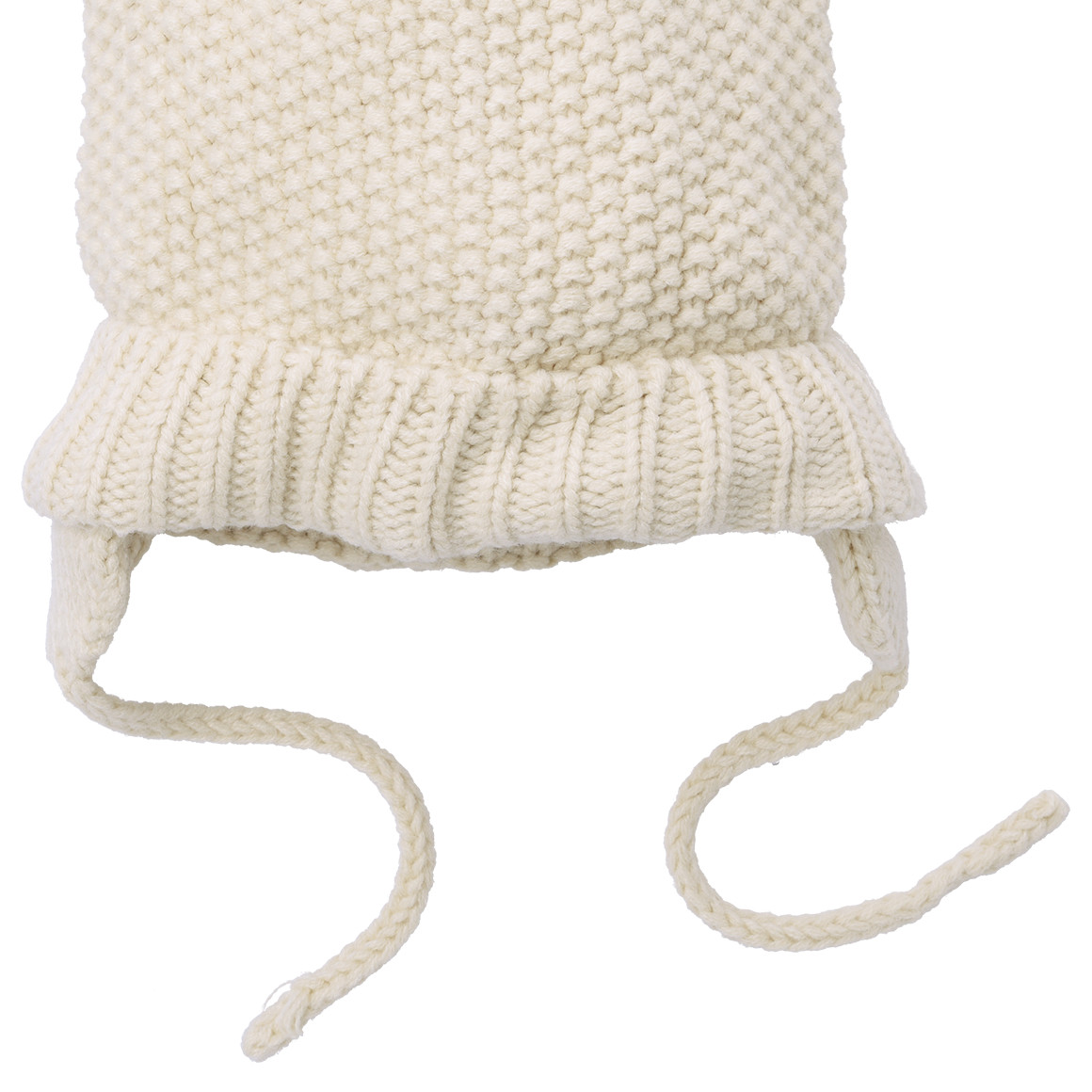 Baby Mütze mit Bommeln