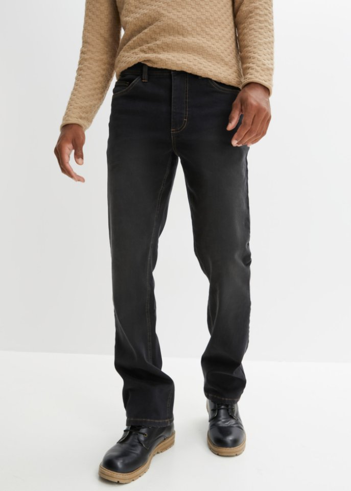 Regular Fit Stretch-Thermojeans, Bootcut