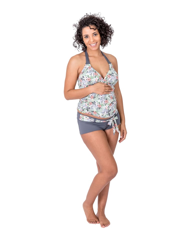 petit amour Umstandstankini TUKINI Hawaiitukan-Druck Bademode schwanger günstig kaufen
