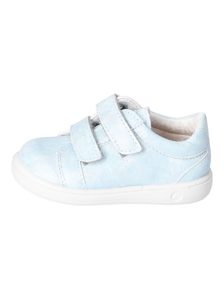 PEPINO Leder-Sneakers in Hellblau günstig kaufen