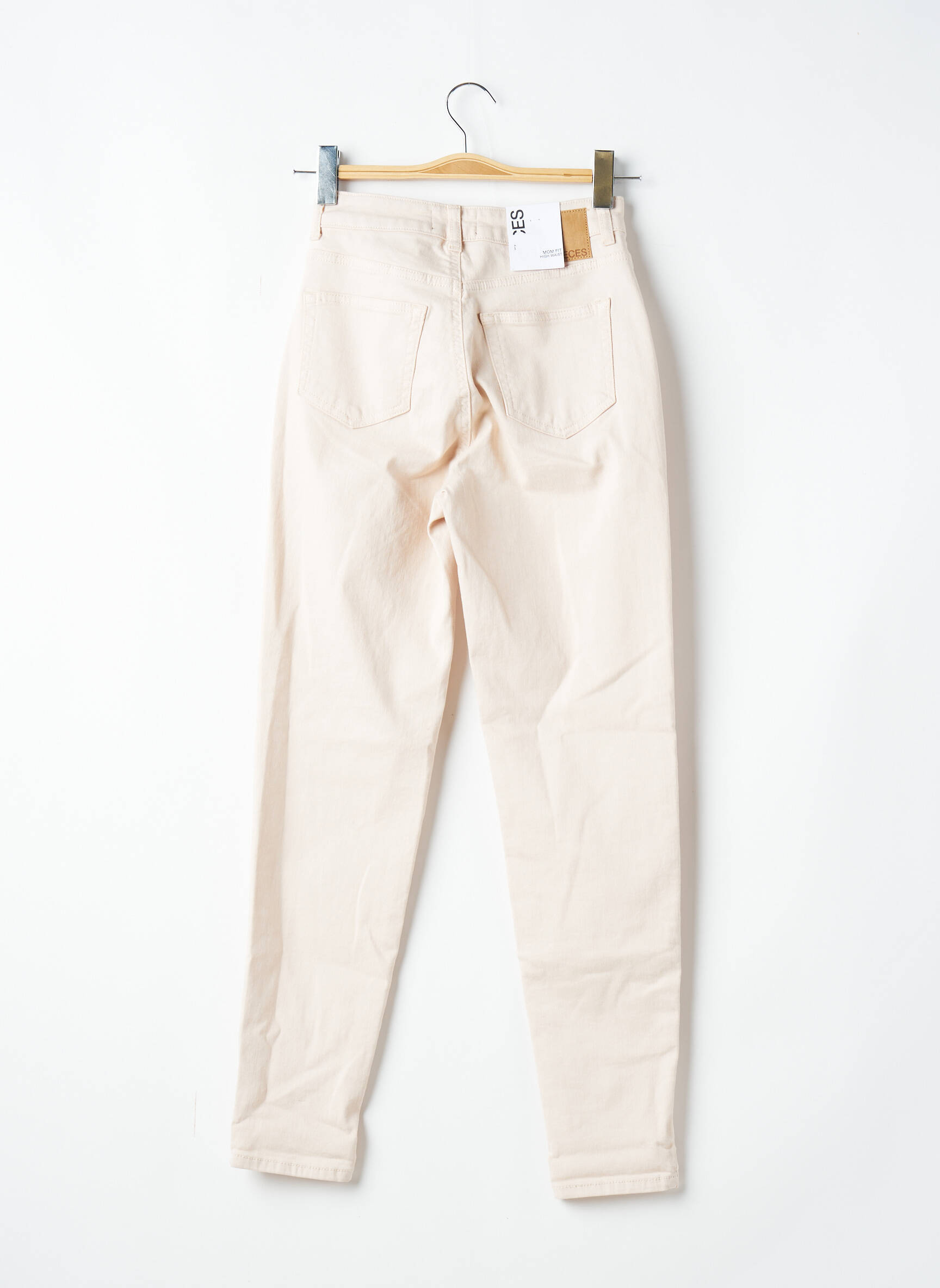 Pieces Jean Mom Femme couleur rose