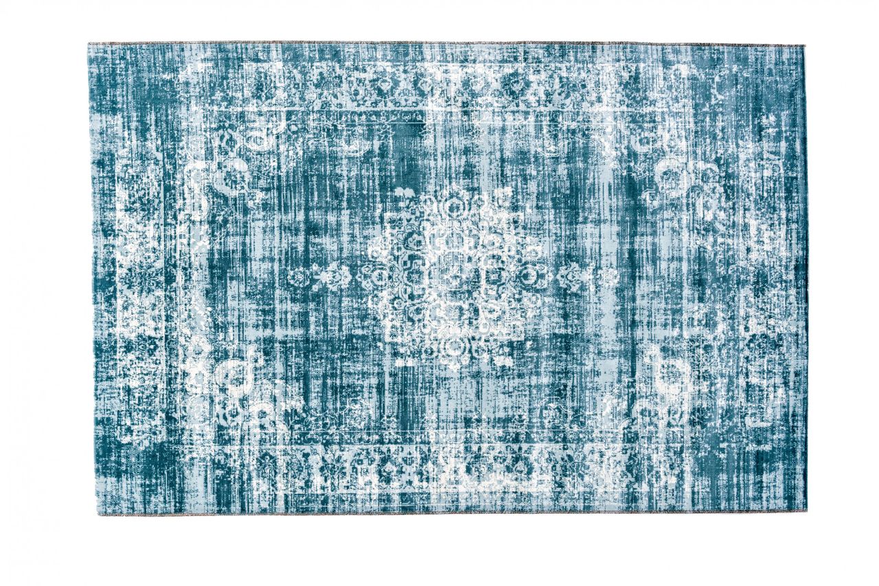 Lifa Living Cool Vintage Teppich Hellblau 80 x 150 cm