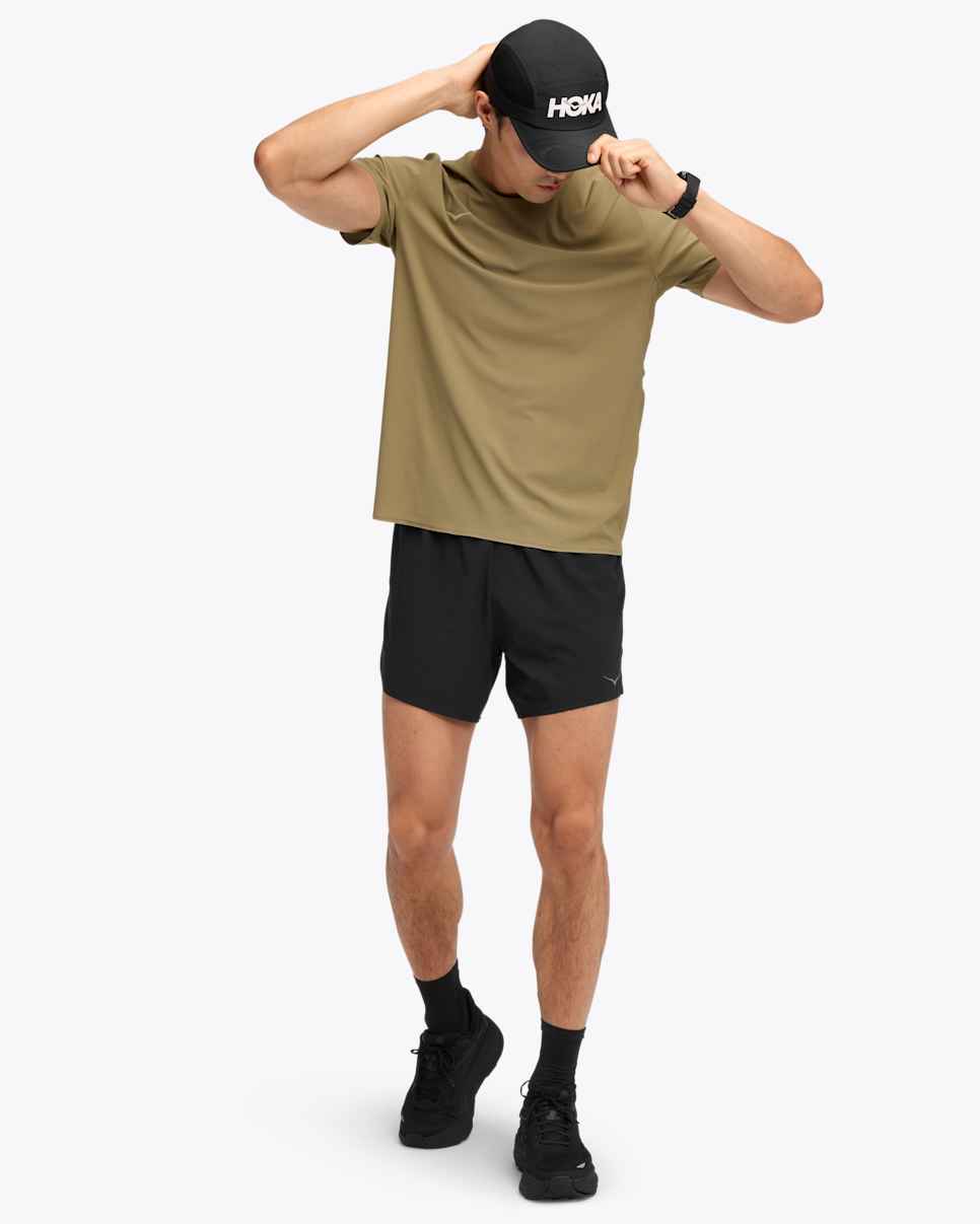 Glide 5–tommers shorts med underbukse Black