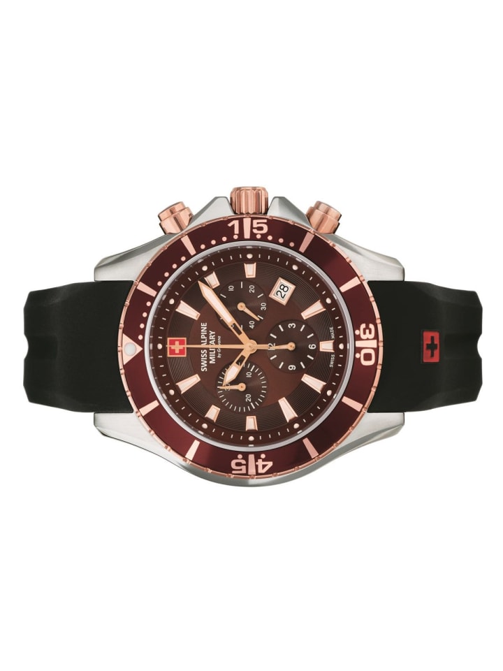 Swiss Military Quarzuhr 7040.9856SAM in Silber günstig kaufen onesize