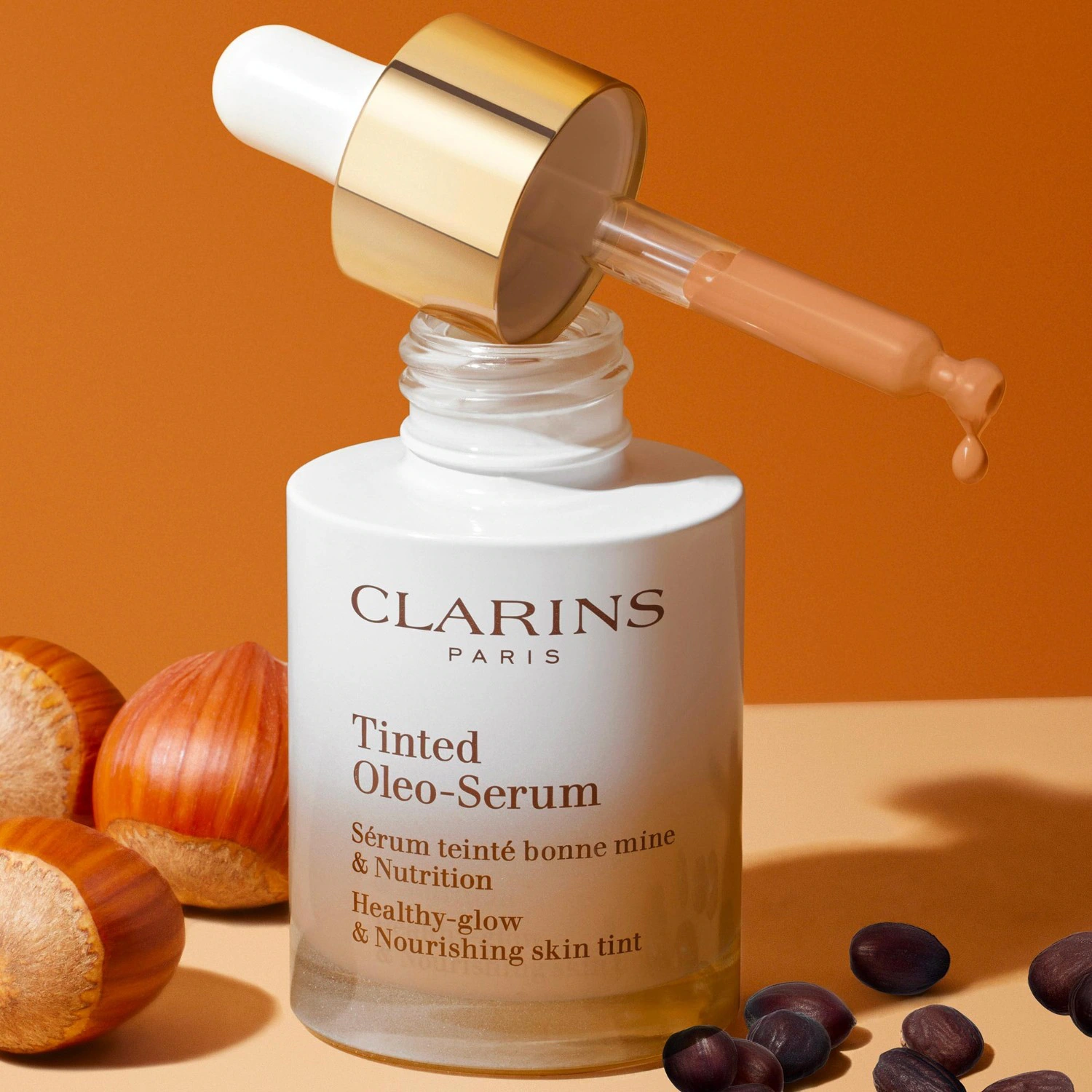 Clarins obarvan oleo-serum