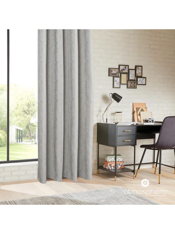 Atmosphera Créateur d'intérieur Verdunkelungsvorhang in grau günstig kaufen