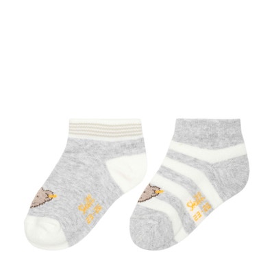 Socken 2er Pack GOTS, hellgrau